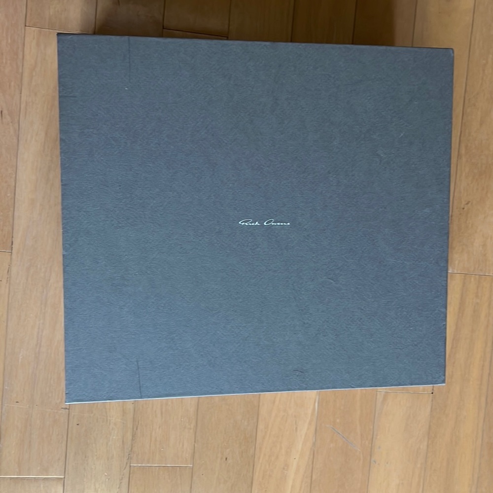 Box Only!!! Rick Owens GeoBasket 37